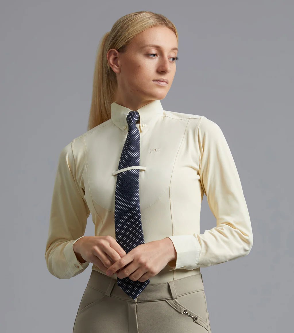 Premier Equine Tessa Ladies Long Sleeve Tie Shirt - Nags Essentials