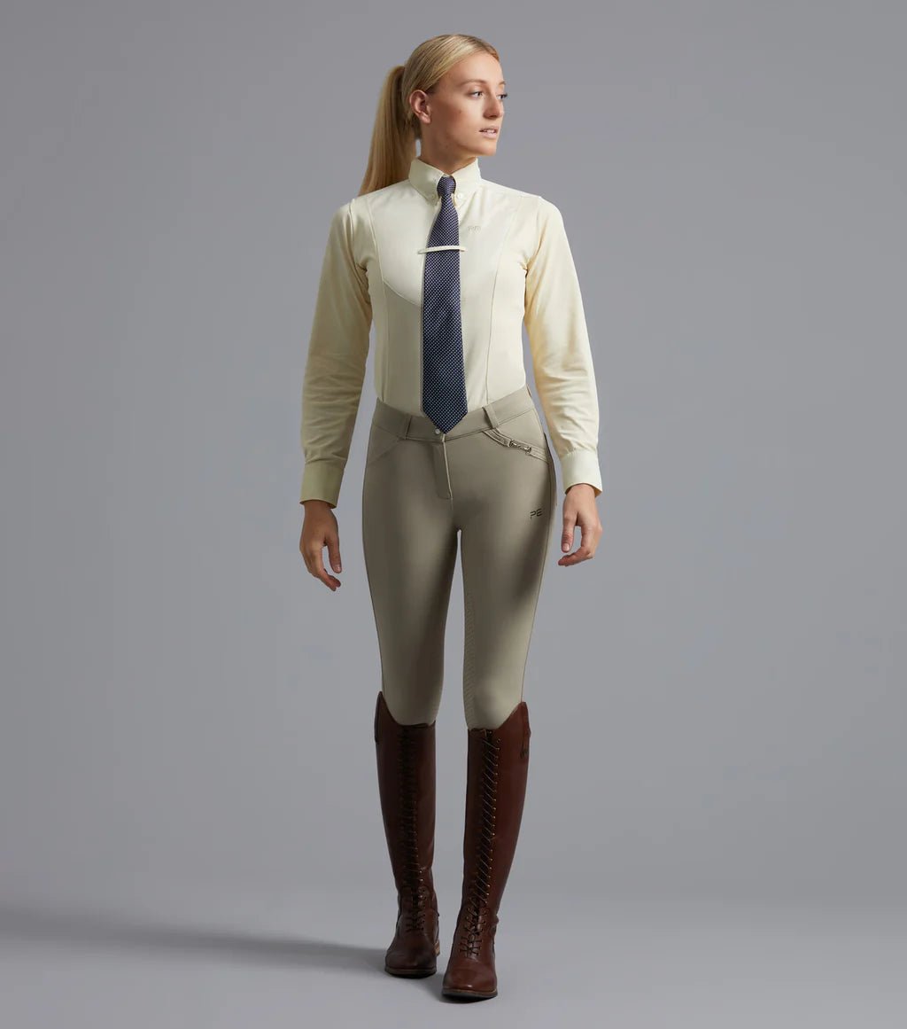Premier Equine Tessa Ladies Long Sleeve Tie Shirt - Nags Essentials