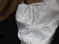 Deluxe Gatsby Stock Pin - Silver