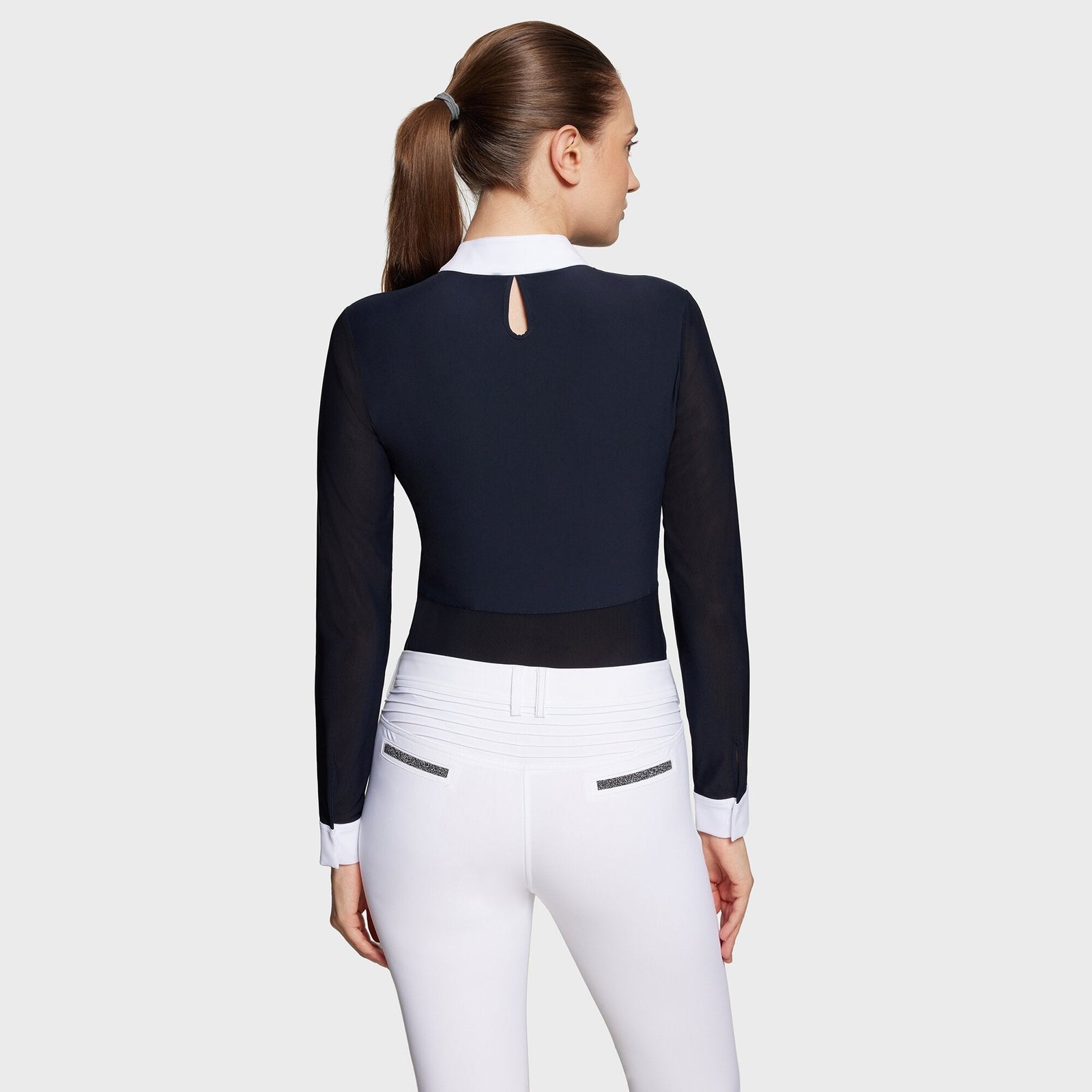 Samshield Aloise Boreal Ladies Show Shirt Navy - Nags Essentials