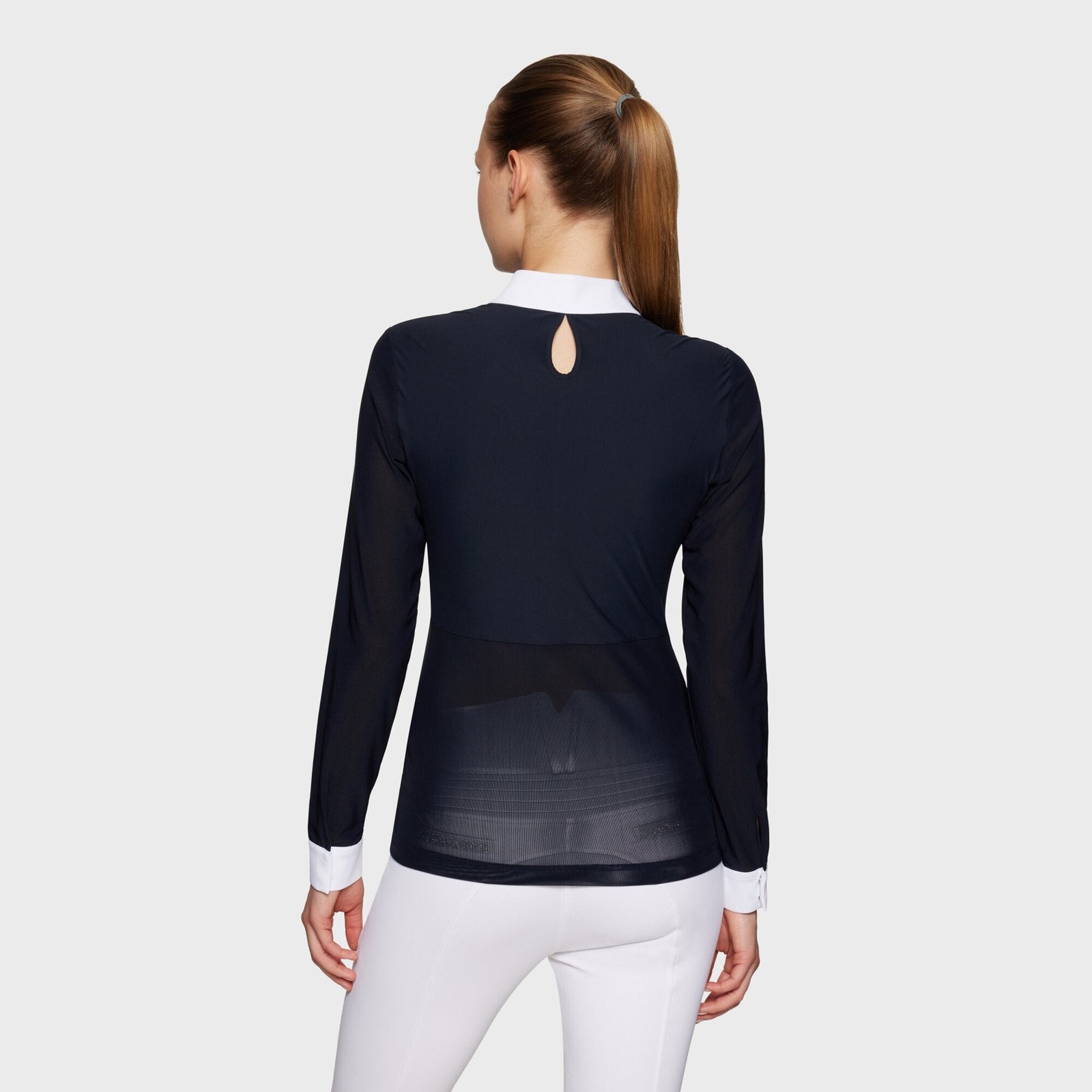 Samshield Aloise Boreal Ladies Show Shirt Navy - Nags Essentials