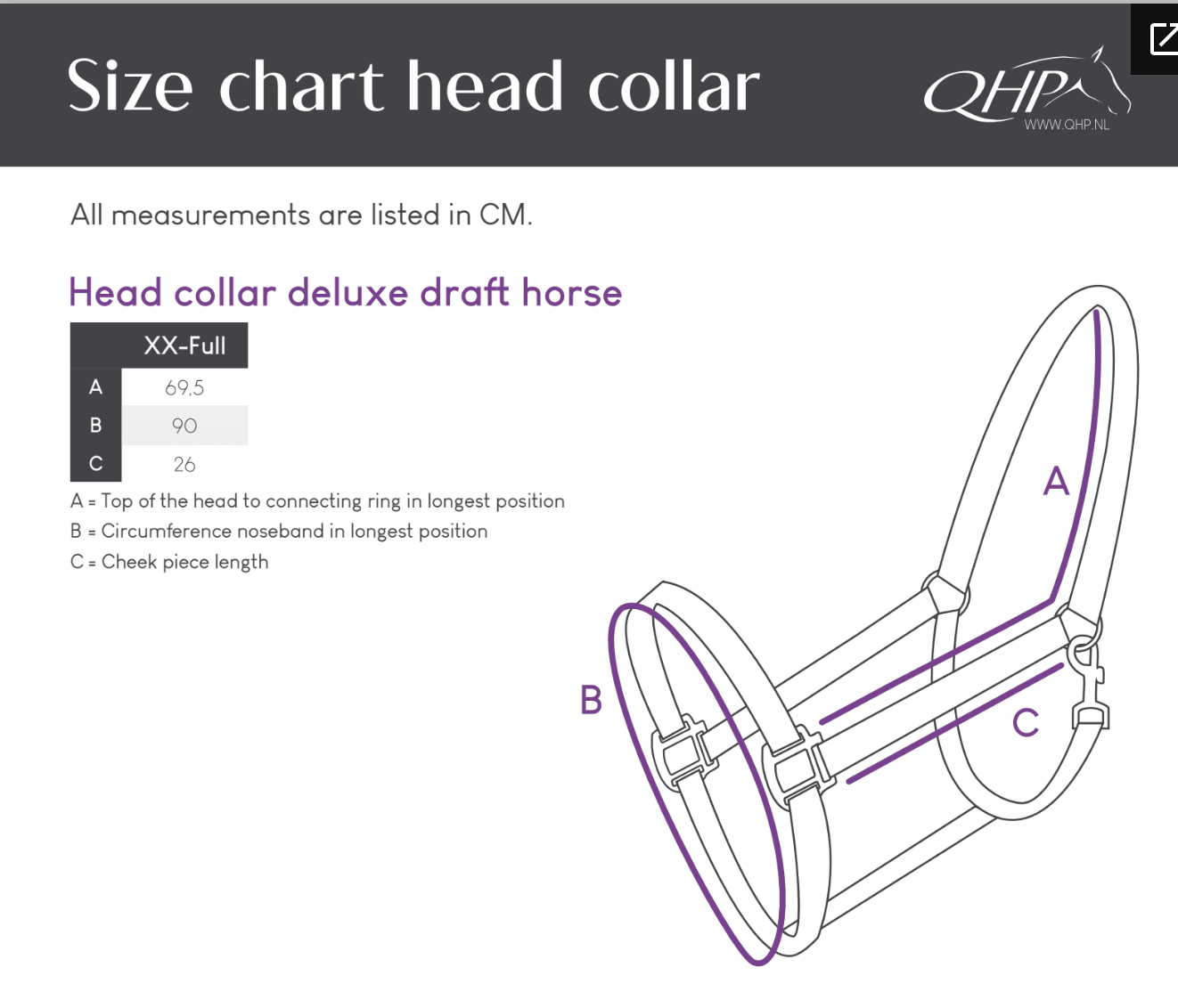 Shire Horse Deluxe Headcollar - Nags Essentials