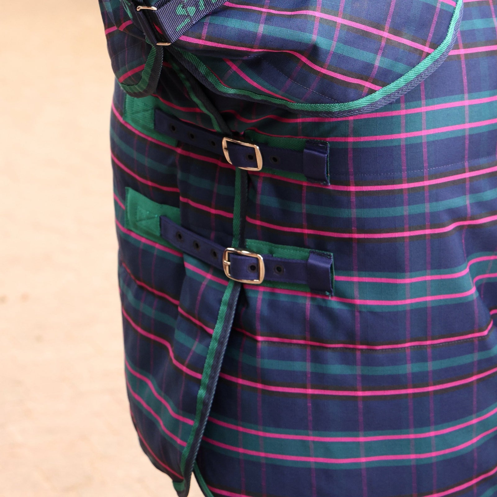 Tempest Plus 100 Combo Stable Rug - Navy Tartan - Nags Essentials