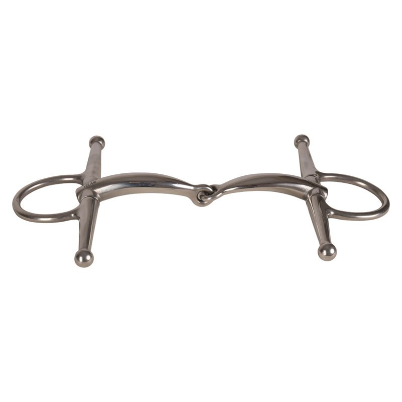 Velari Full Cheek Single Jointed Stainless Steel - Nags Essentials