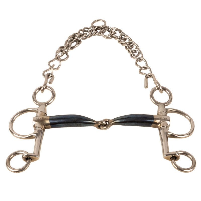 Velari Sweet Iron Short Pelham Single Jointed - Nags Essentials