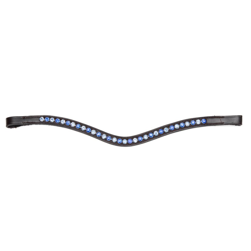 Velociti GARA Blue Diamante Browband - Nags Essentials
