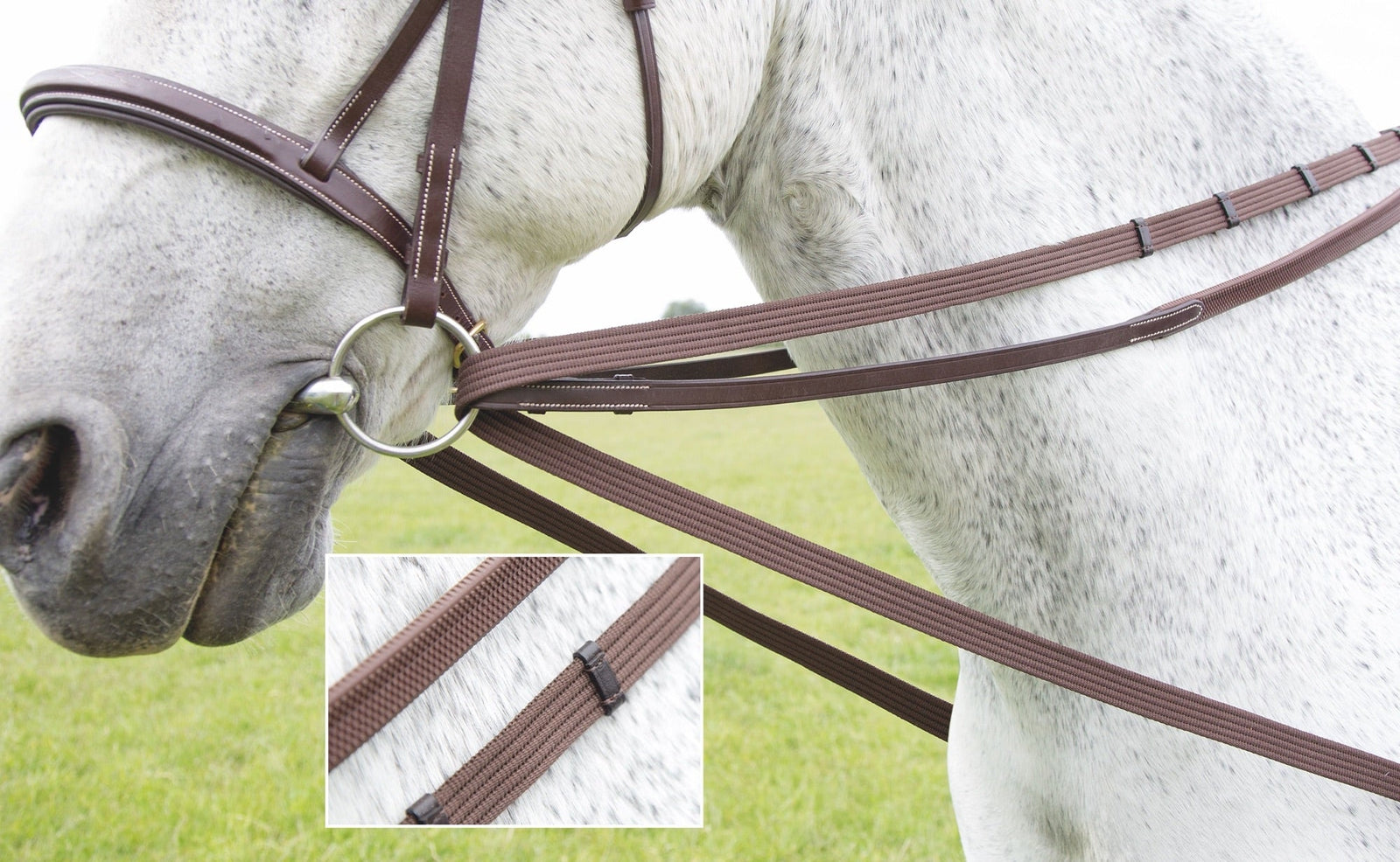 Velociti GARA Cotton Web Draw/Running Reins - Nags Essentials