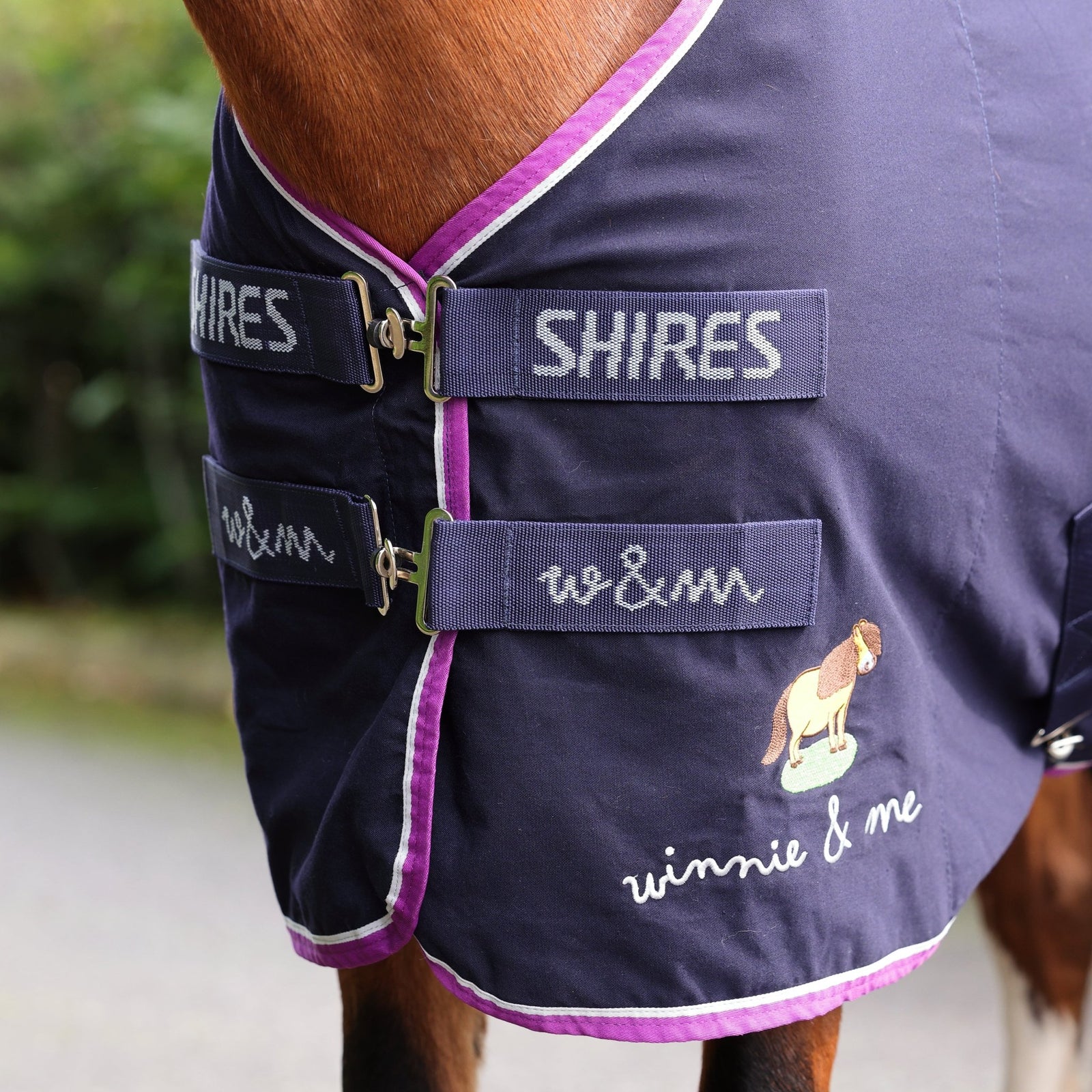 Winnie & Me Stable Sheet - Navy - Nags Essentials