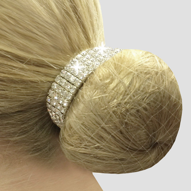 Equetech Crystal Bun Ring Scrunchie - Nags Essentials