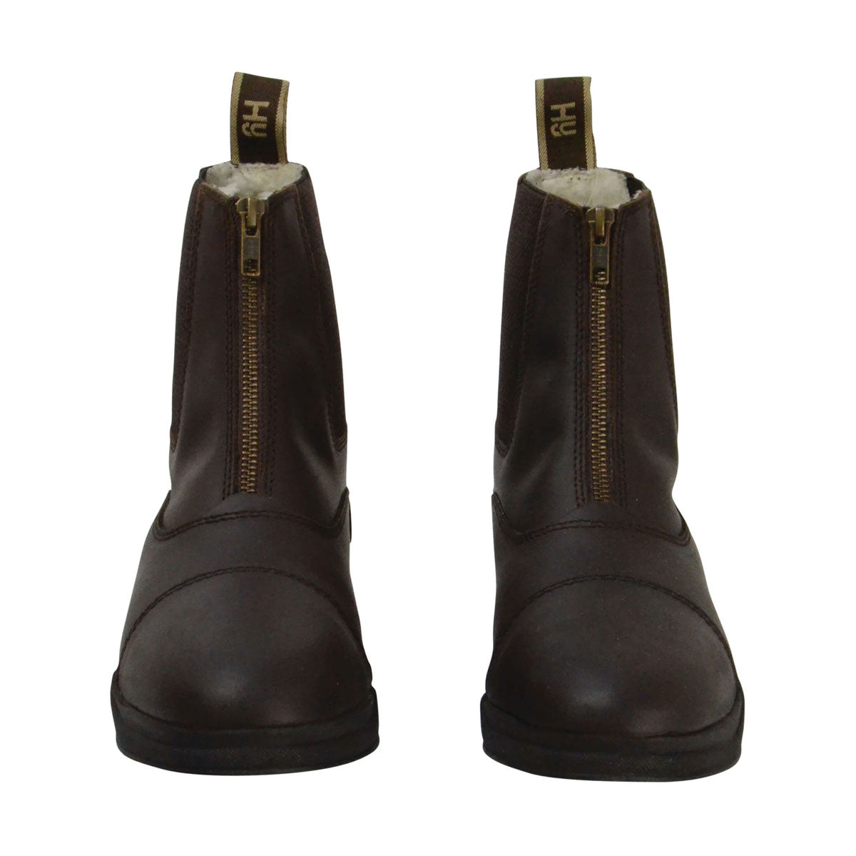 HyLAND Fleece Lined Wax Leather Zip Jodhpur Boot - Nags Essentials