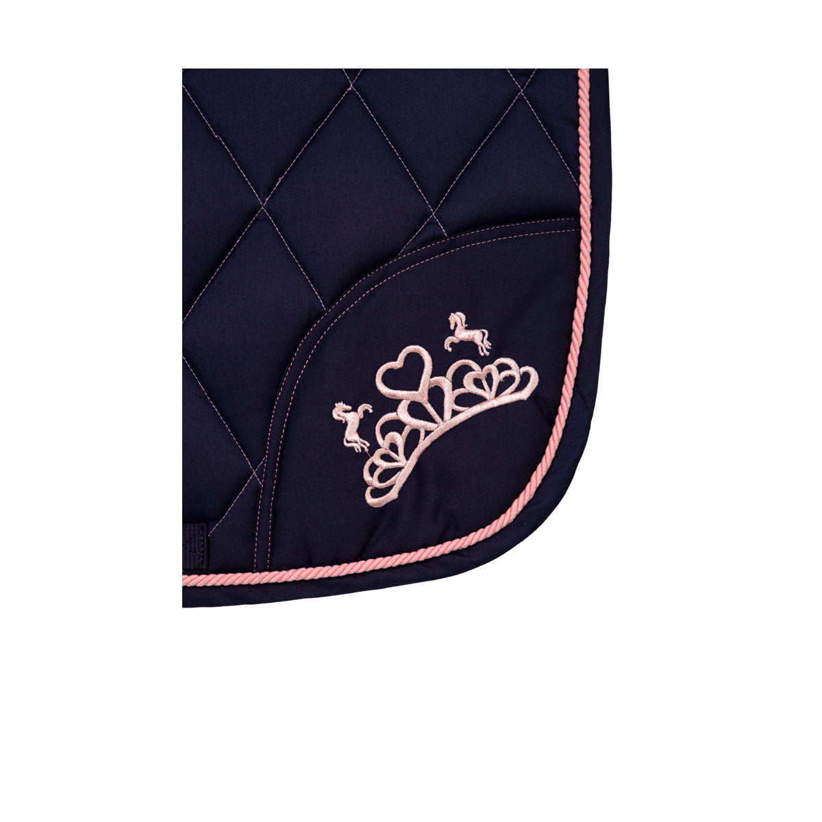 The Princess and the Pony Saddle Pad By Little Rider - Navy