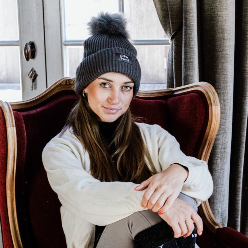 Kentucky PomPom Beanie Hat - Nags Essentials