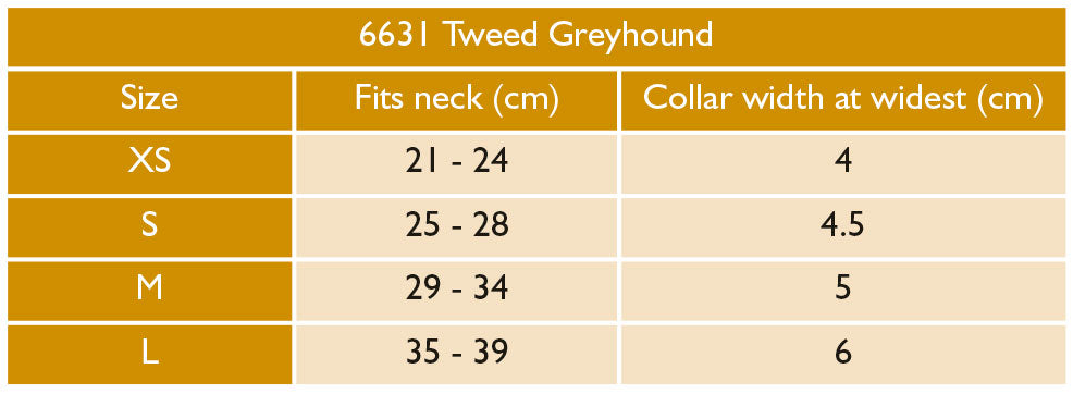 Digby & Fox Padded Greyhound Collar - Nags Essentials