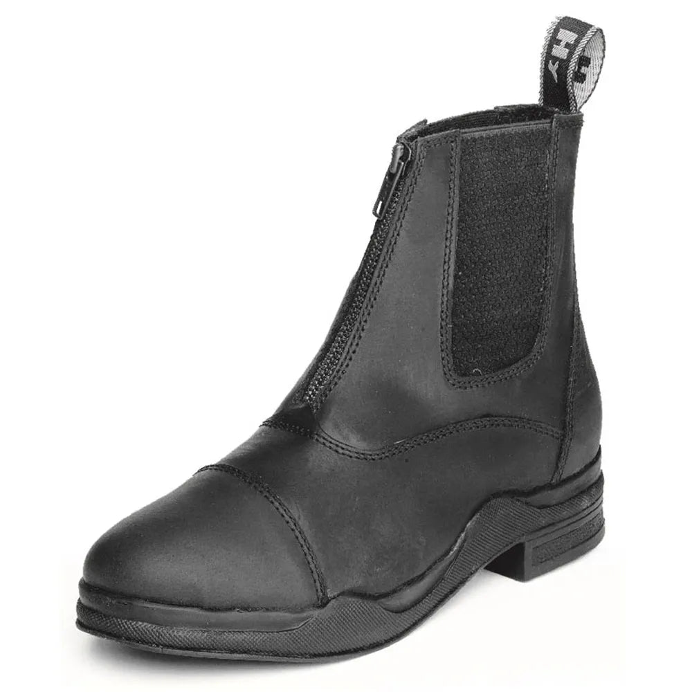 HyLAND Wax Leather Zip Boot