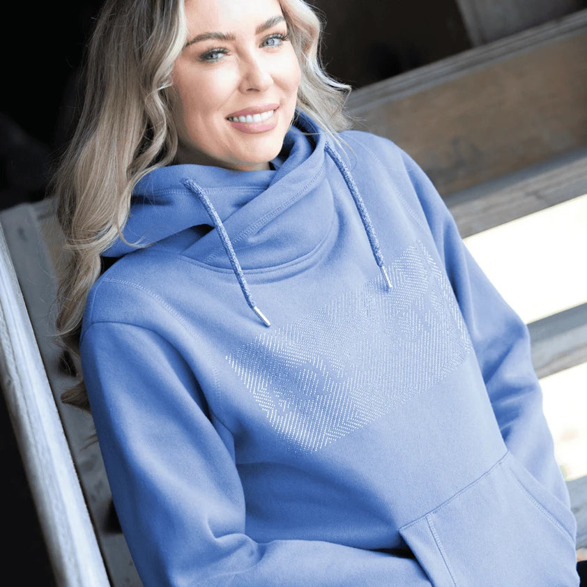 Crystal Signature Cross-Over Hoodie