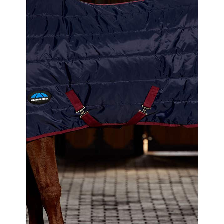 Weatherbeeta ComFiTec 210D Channel Quilt Stable Standard Neck 220G- Navy