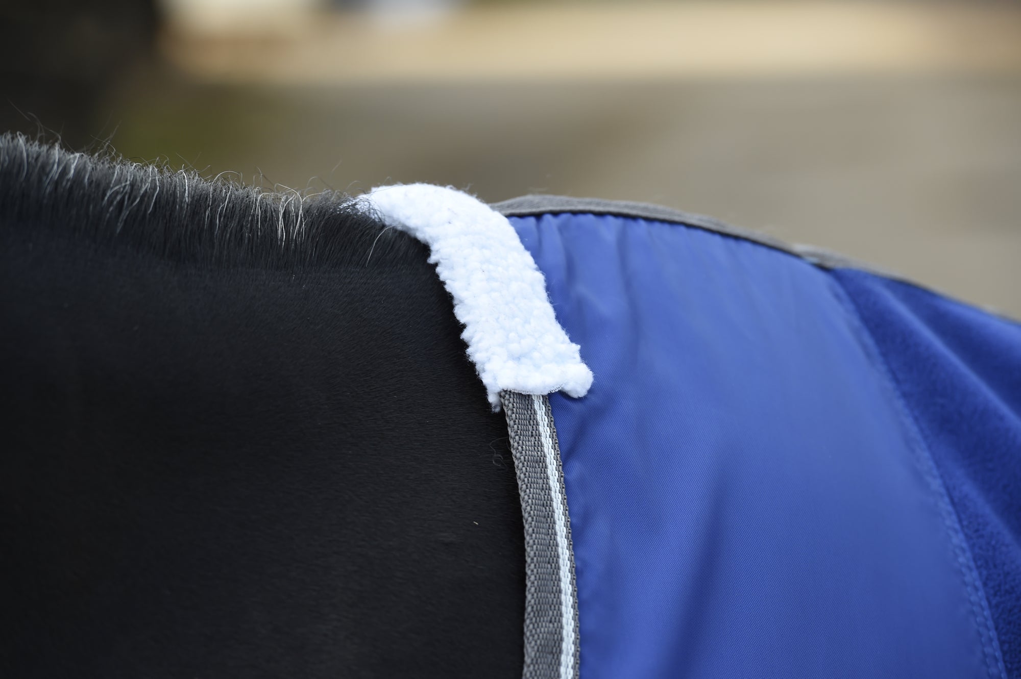 Weatherbeeta Fleece Cooler Standard Neck - Dark Blue