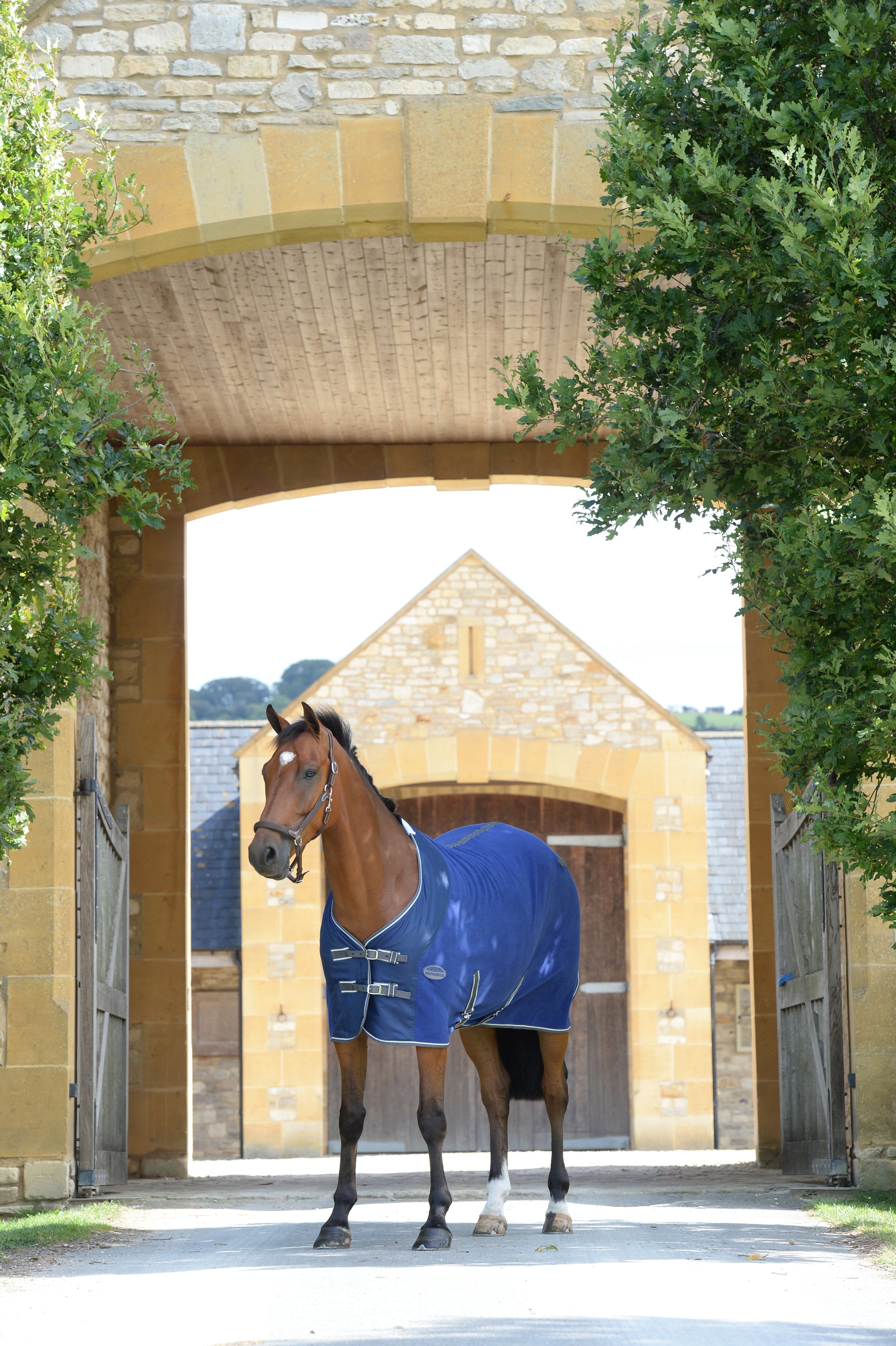 Weatherbeeta Fleece Cooler Standard Neck - Dark Blue