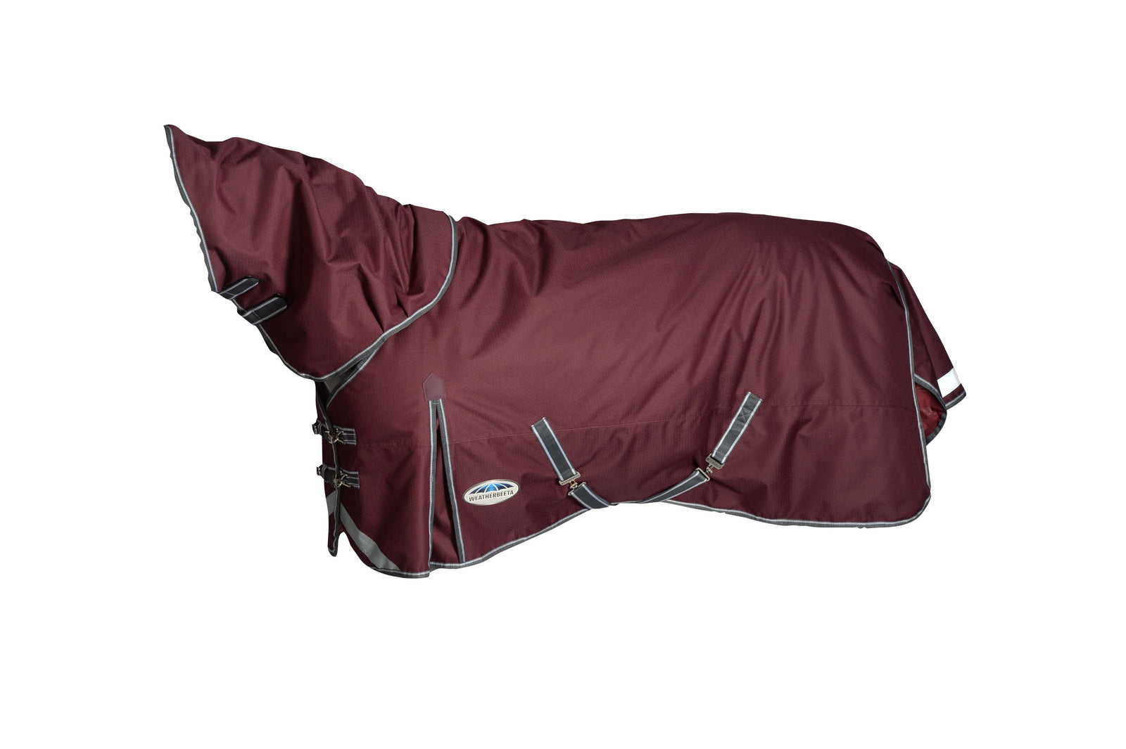 Weatherbeeta Comfitec Plus Dynamic II Detach-A-Neck Lite Turnout Rug - Maroon