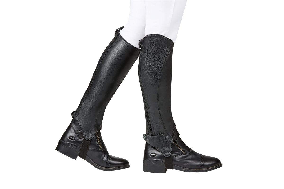 Dublin Opulent Half Chaps - Black