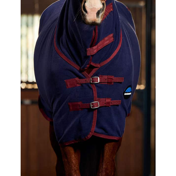 Weatherbeeta Anti-Static Fleece Cooler Combo Neck- Navy