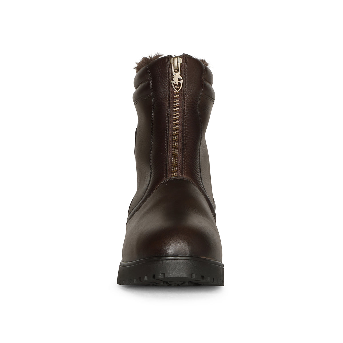 Moretta Atri Short Zip Country Boots - Brown