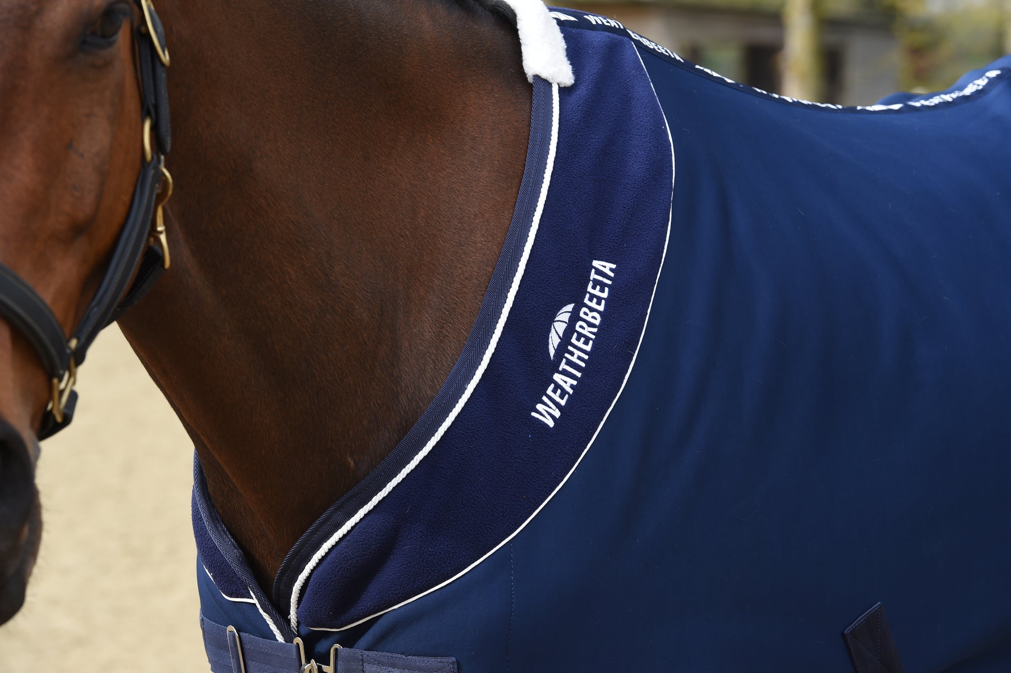 Weatherbeeta Opulence Show Sheet Standard Neck -Navy