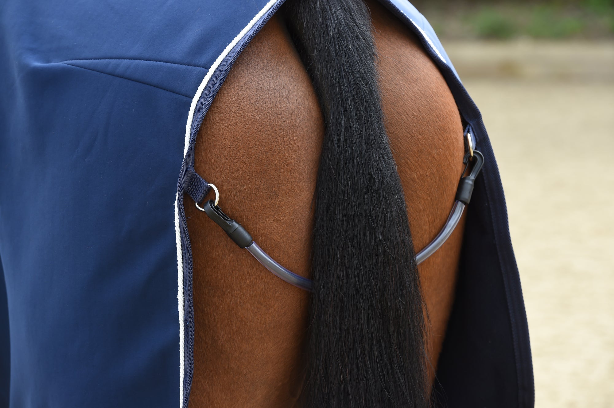 Weatherbeeta Opulence Show Sheet Standard Neck -Navy