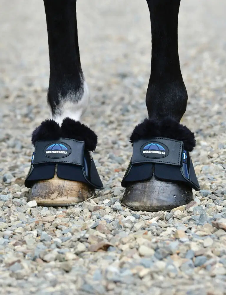 Weatherbeeta Tough-Tec Impact Fleece Trim Bell Boots