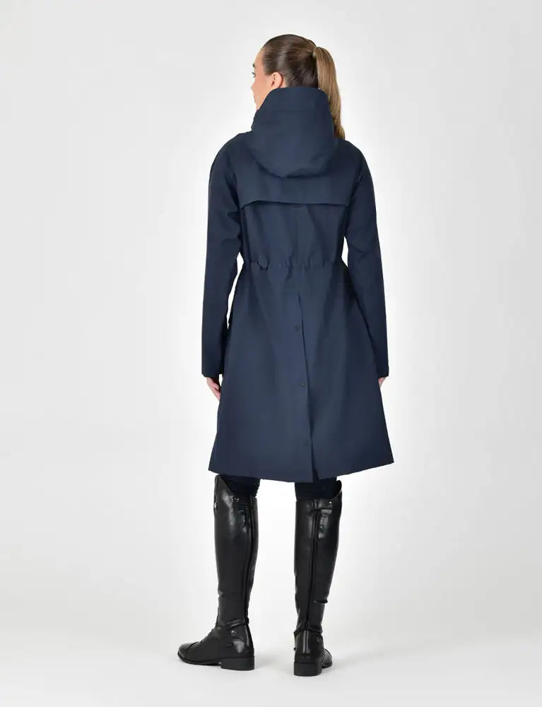 Dublin Wet Weather Long Jacket - Navy