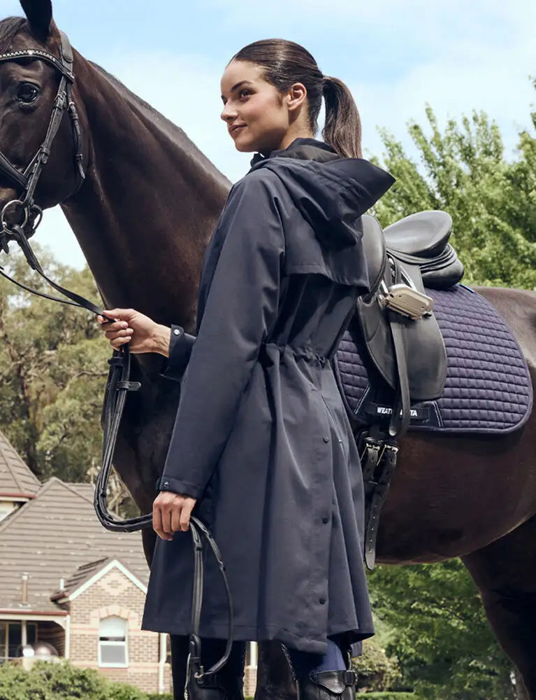 Dublin Wet Weather Long Jacket - Navy