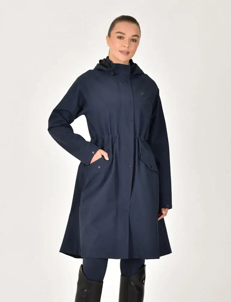 Dublin Wet Weather Long Jacket - Navy