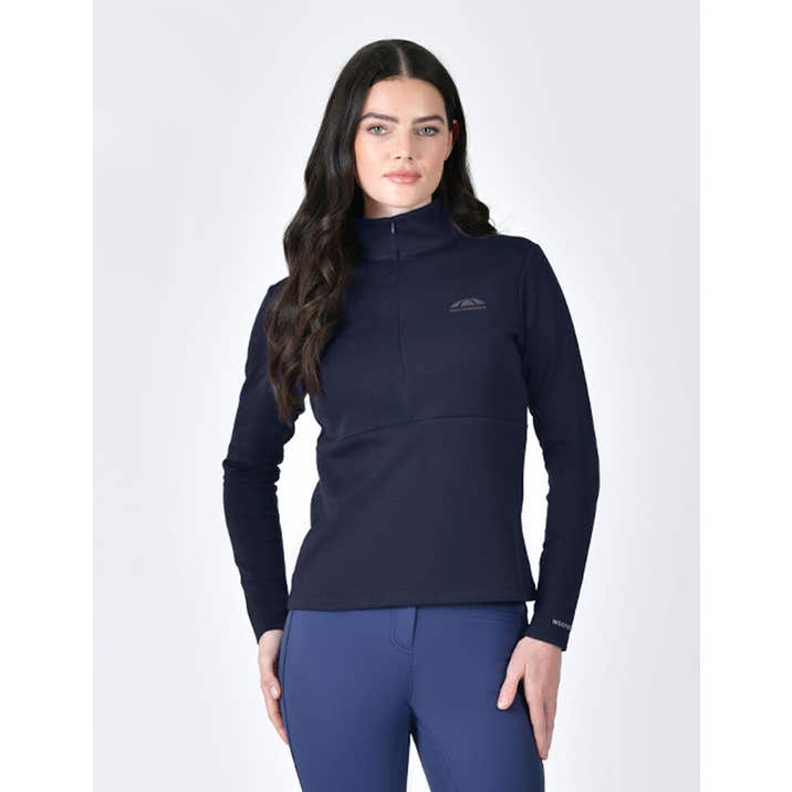 Weatherbeeta Copper 1/2 Zip Long Sleeve Mid-Layer - Navy