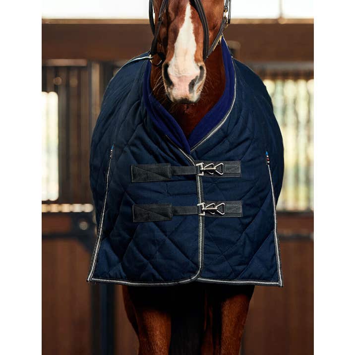 Weatherbeeta ComFiTec 1000D Diamond Quilt Stable Detach-A-Neck 220G - Navy