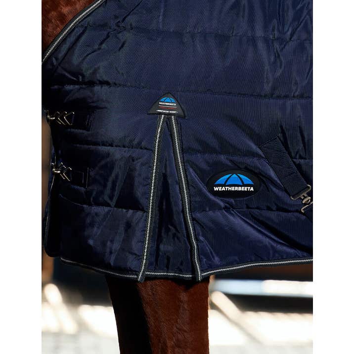 Weatherbeeta ComFiTec PP Channel Quilt Stable Detach-A-Neck 220G - Navy