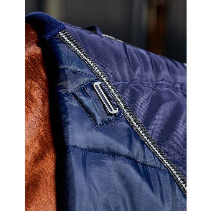 Weatherbeeta ComFiTec PP Channel Quilt Stable Detach-A-Neck 220G - Navy