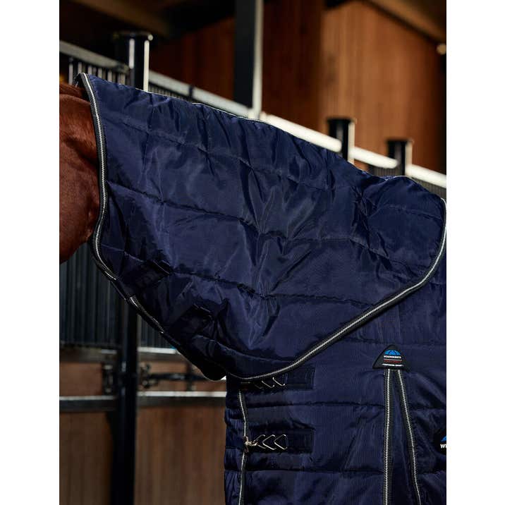 Weatherbeeta ComFiTec PP Channel Quilt Stable Detach-A-Neck 220G - Navy