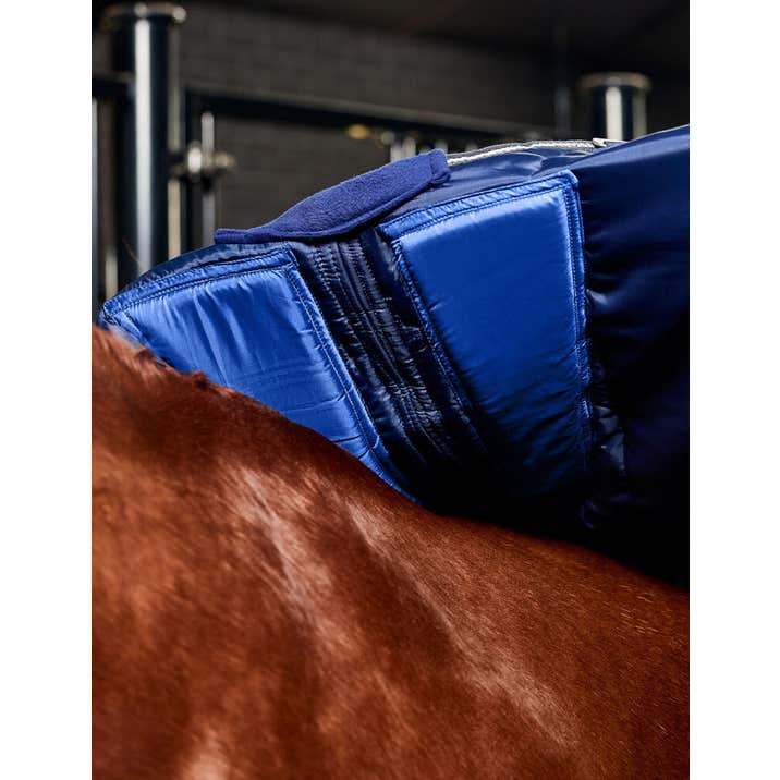 Weatherbeeta ComFiTec PP Channel Quilt Stable Detach-A-Neck 220G - Navy