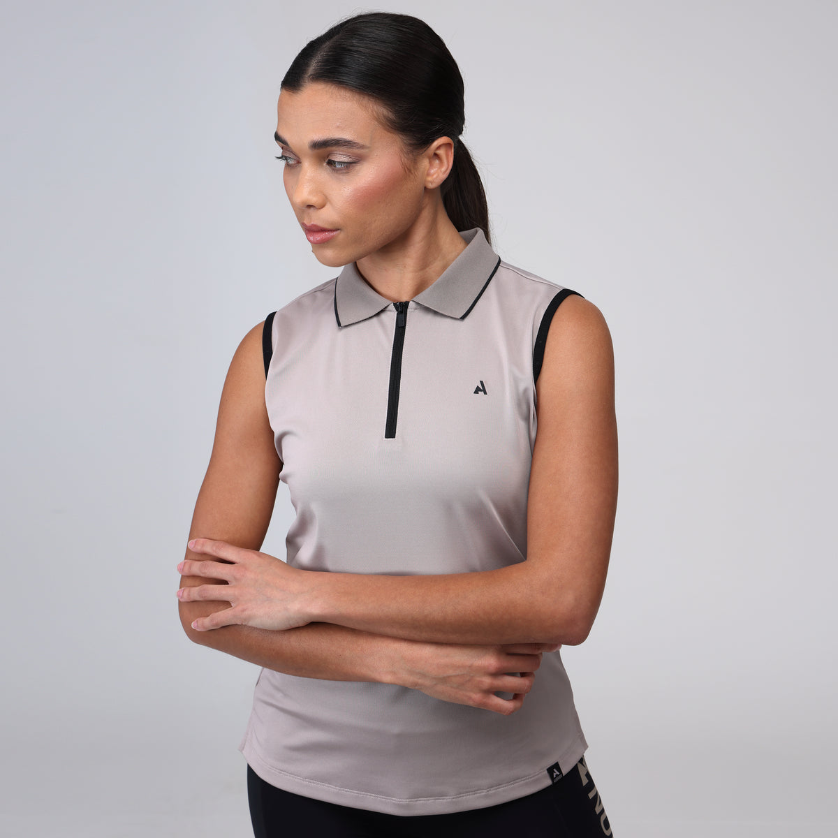 Aubrion React Sleeveless Tech Polo