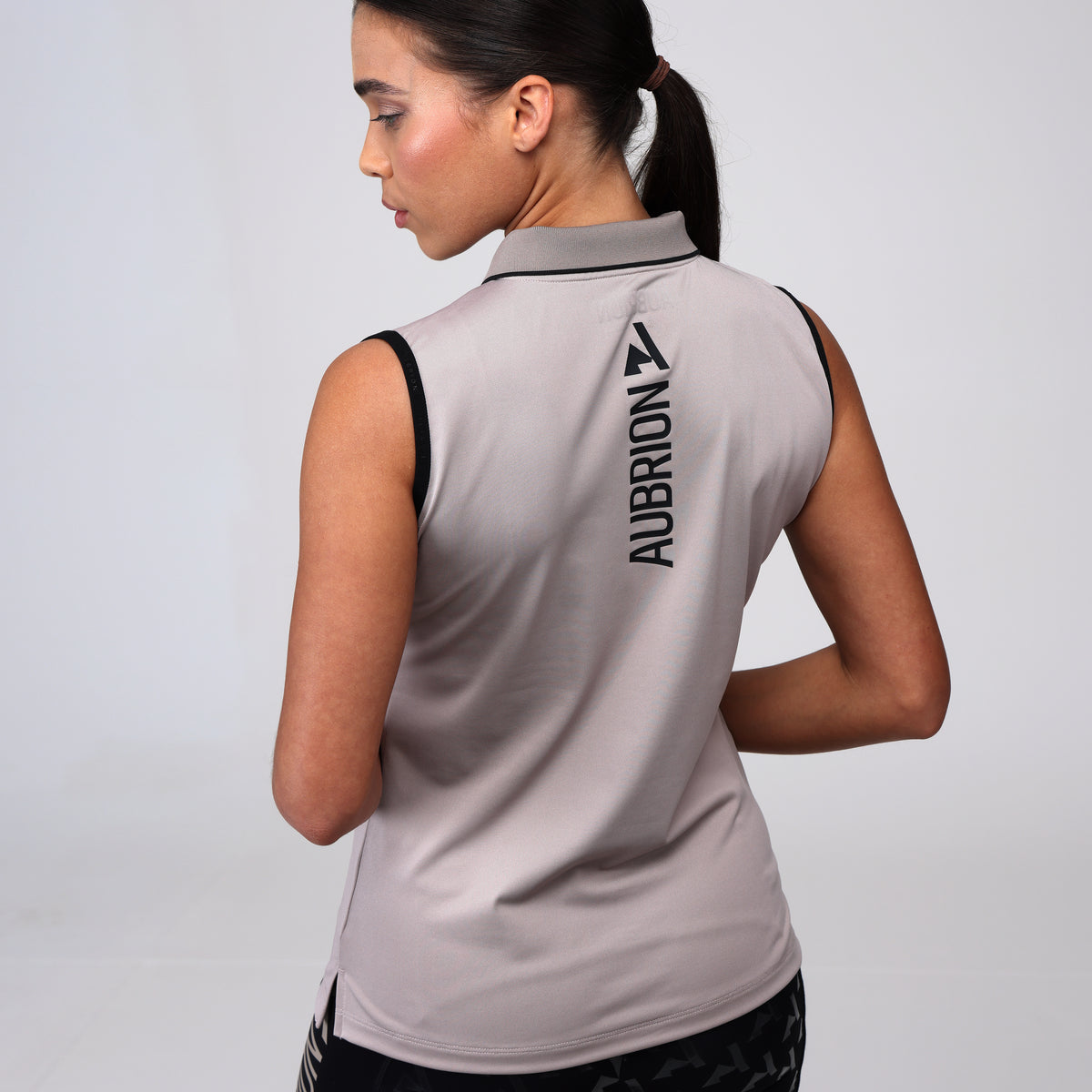 Aubrion React Sleeveless Tech Polo