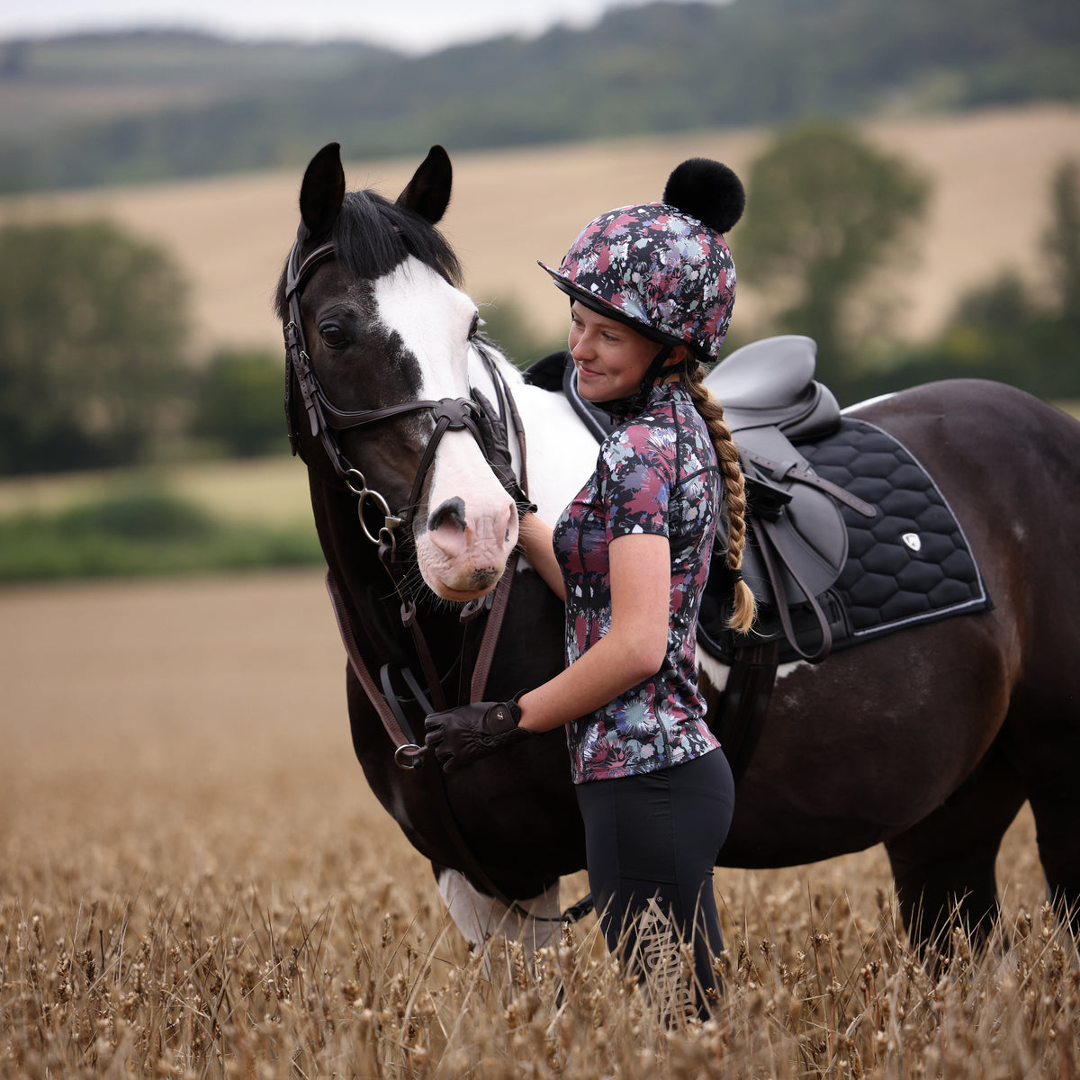 Aubrion React Short Sleeve Base Layer-Young Rider