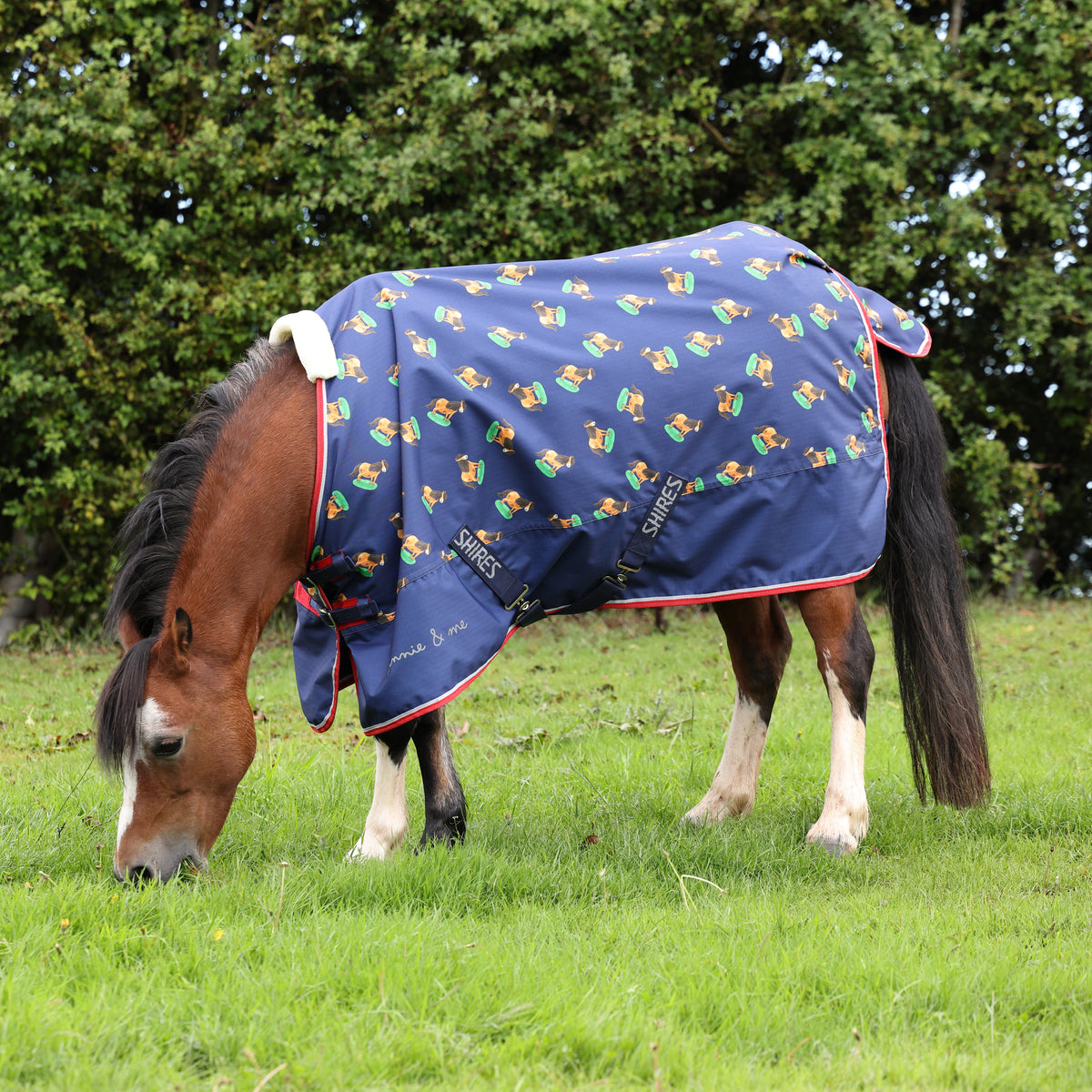 Winnie &amp; Me Lite Turnout Rug - Navy