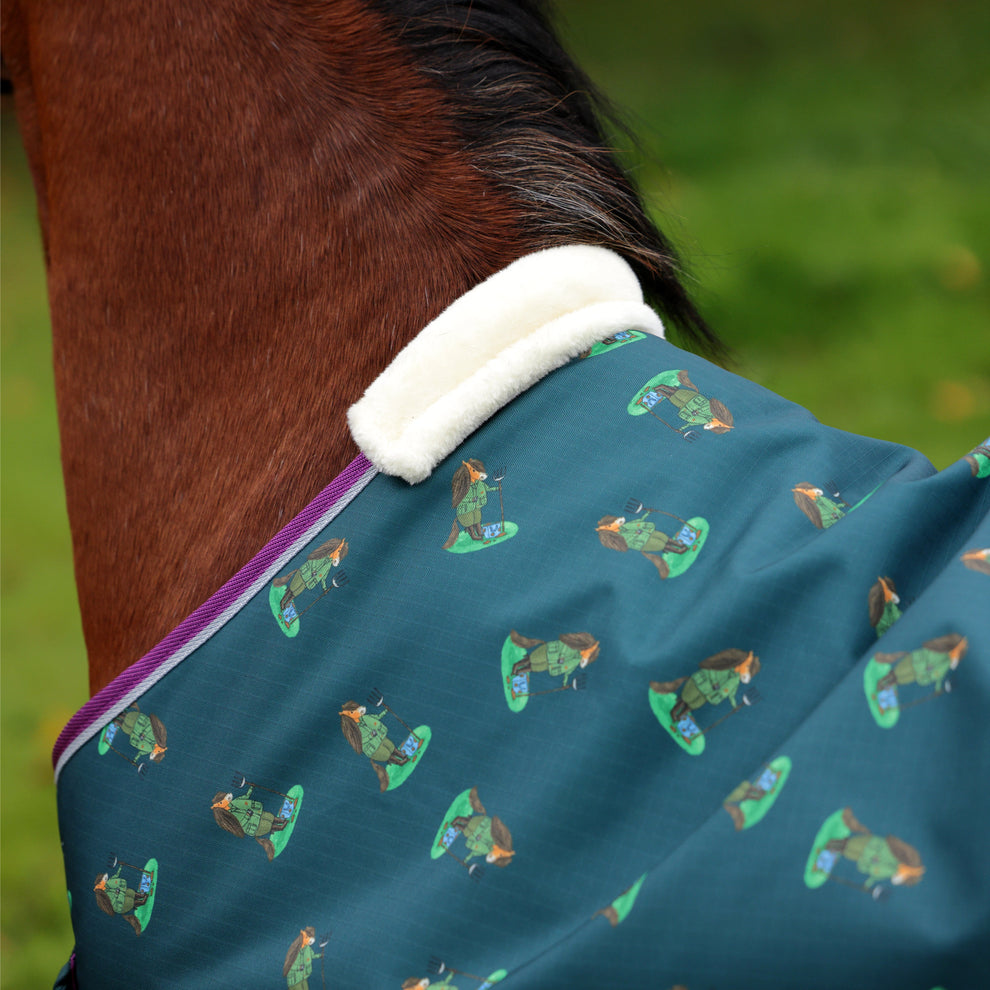 Winnie & Me 100 Turnout Rug -Green