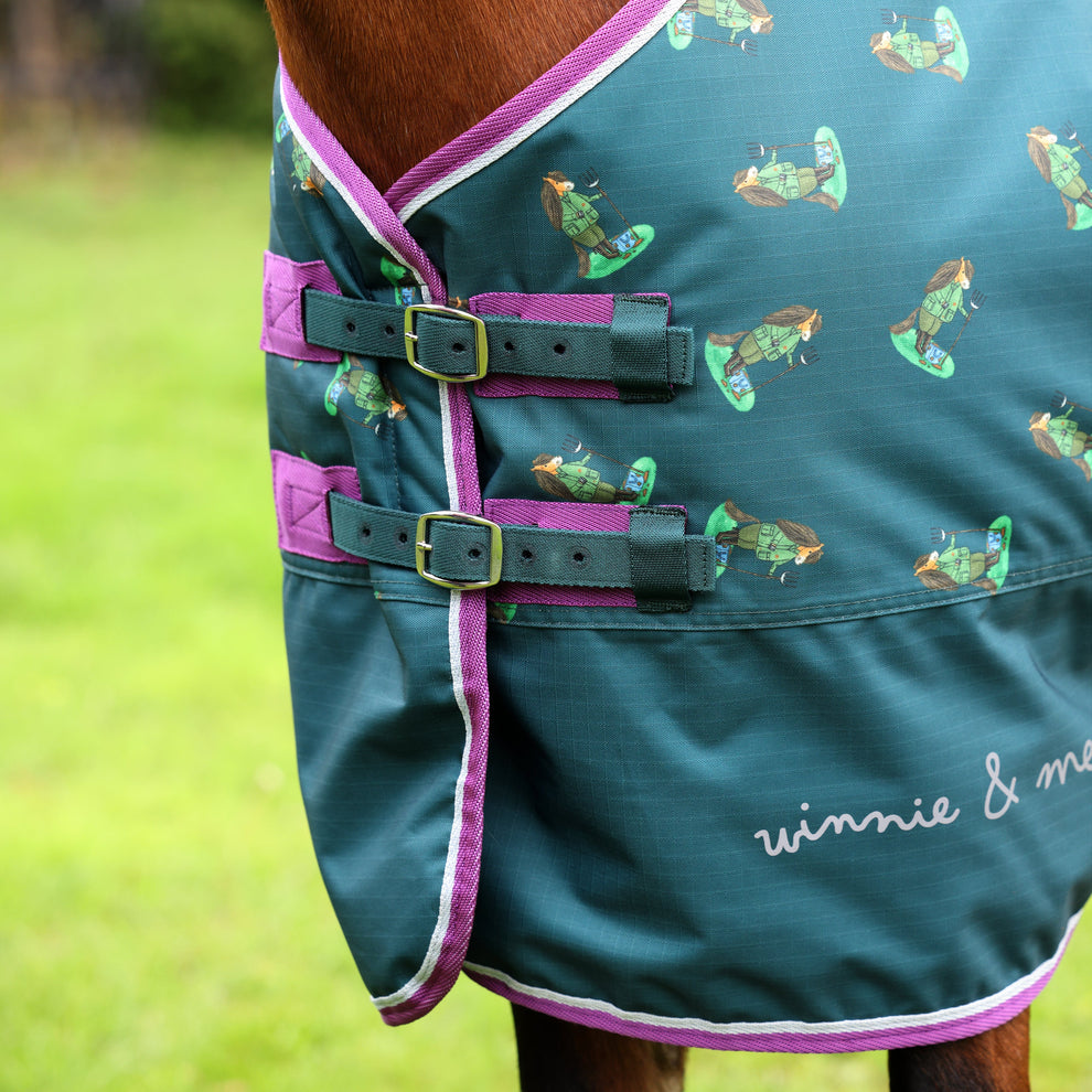 Winnie & Me 100 Turnout Rug -Green