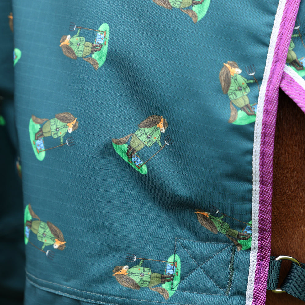 Winnie & Me 100 Turnout Rug -Green