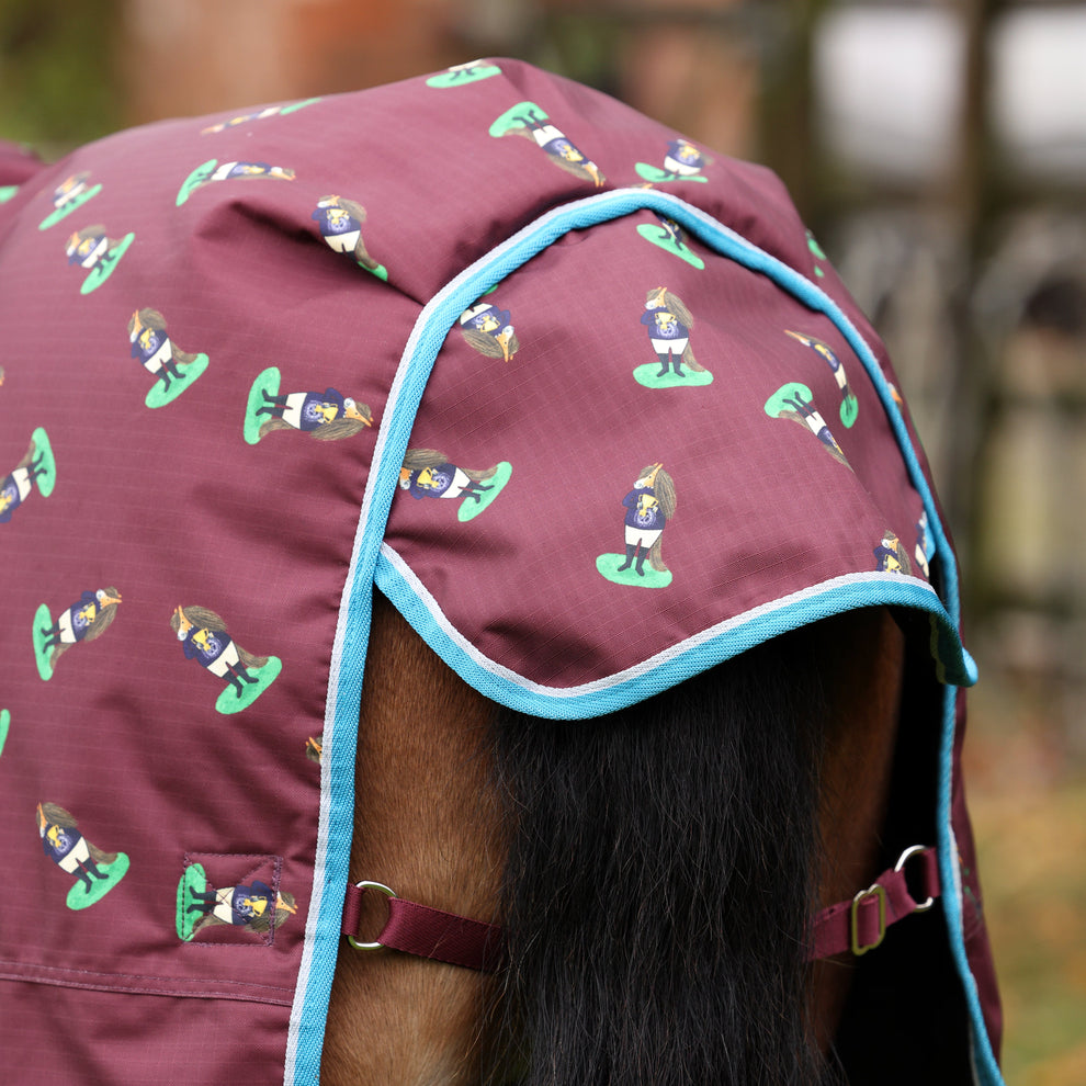 Winnie & Me 200 Turnout Rug -Maroon