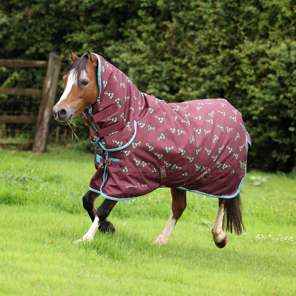 Winnie & Me 200 Turnout Rug -Maroon