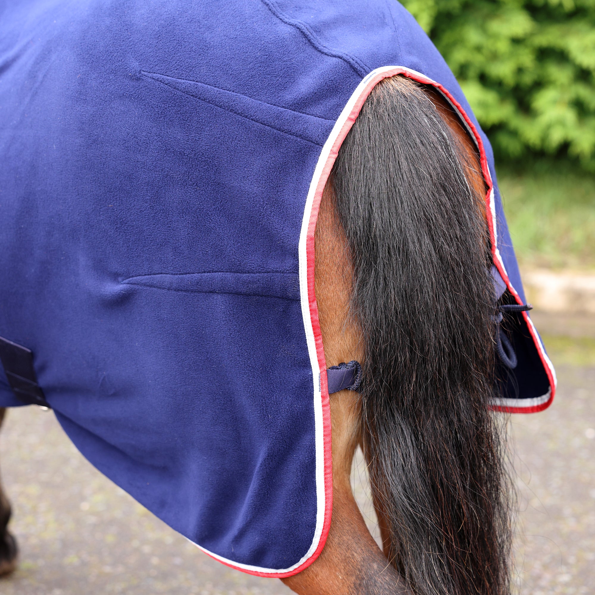 Winnie & Me Fleece Rug -Navy