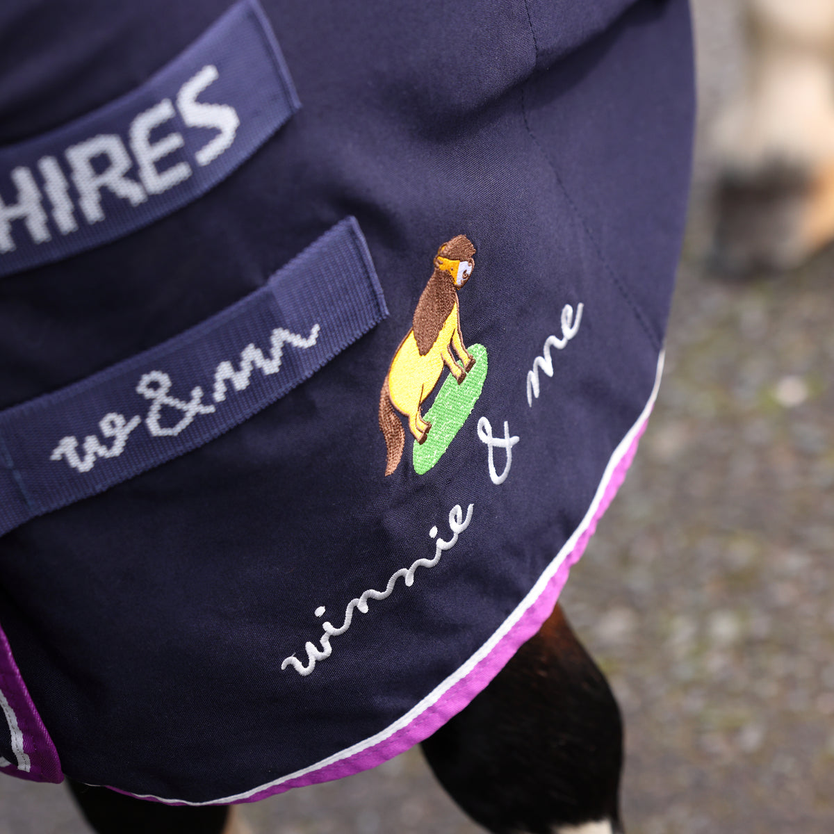 Winnie & Me Stable Sheet - Navy