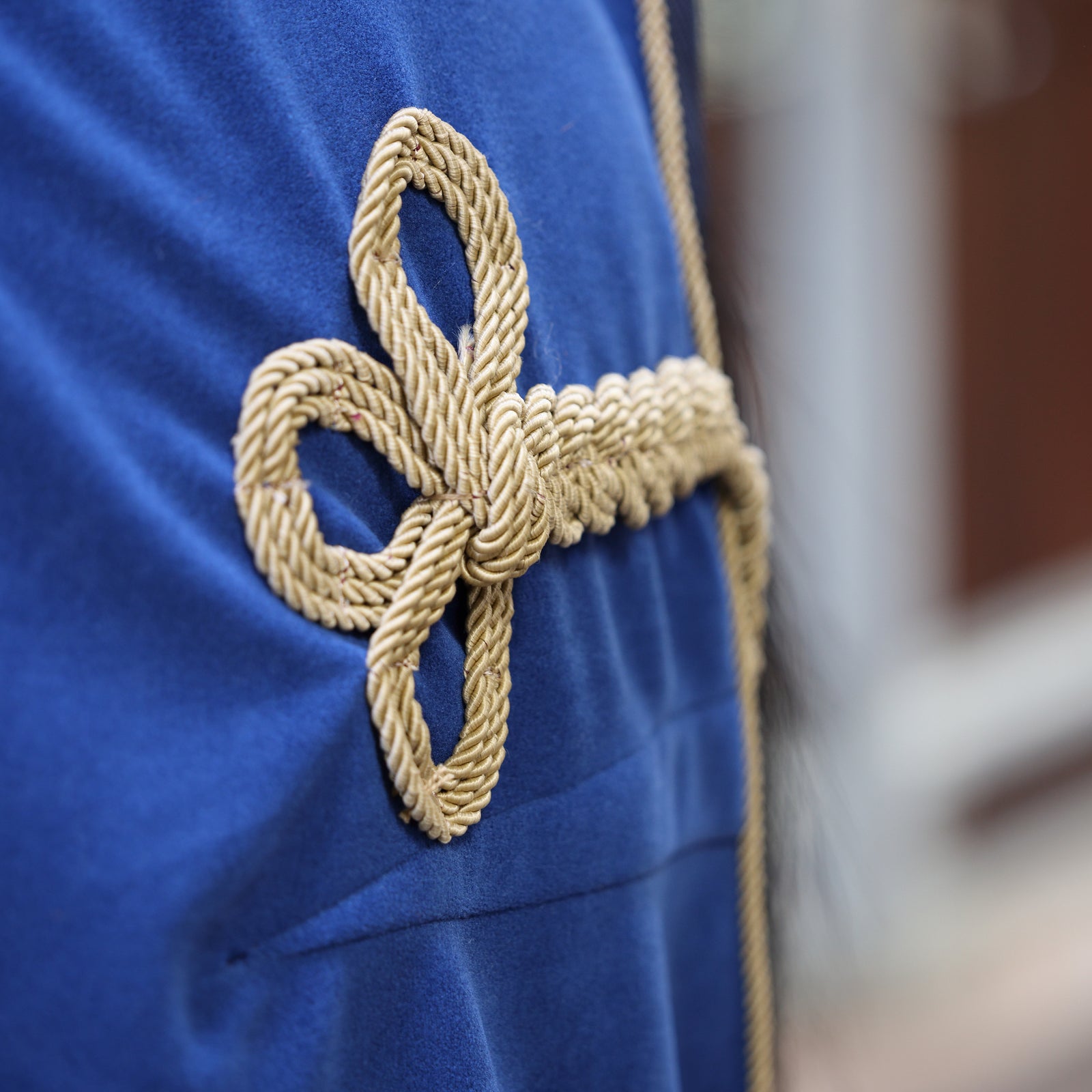 Shires Deluxe Fleece Show Rug - Navy